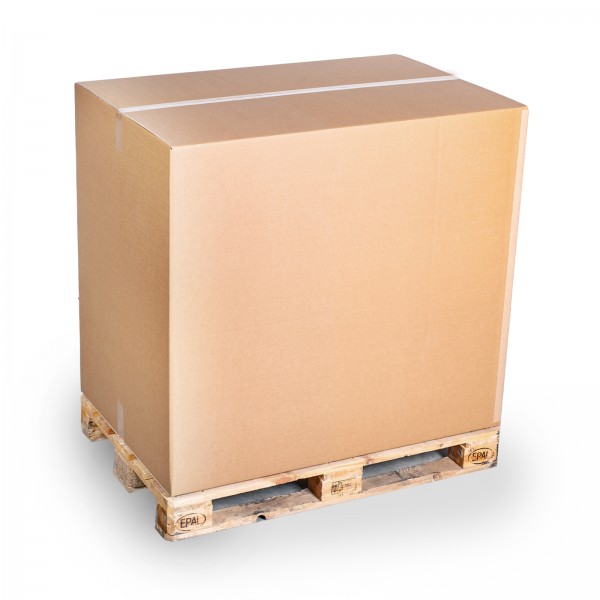 3 Palettenkartons 1180 x 780 x 1065 mm Wellpappe Versandkartons Kartons Palettencontainer