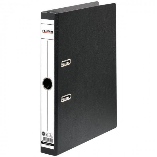 20 x FALKEN Hängeordner Ordner DIN A4 Breit Hartpappe 50 mm Schwarz