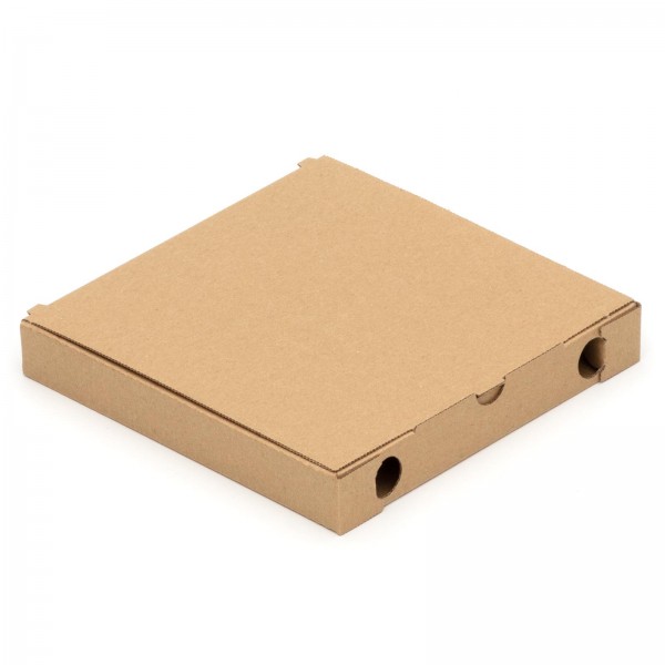 200 Pizzakartons 200 x 200 x 30 mm Pizzaschachteln Blanko Verpackungen braun