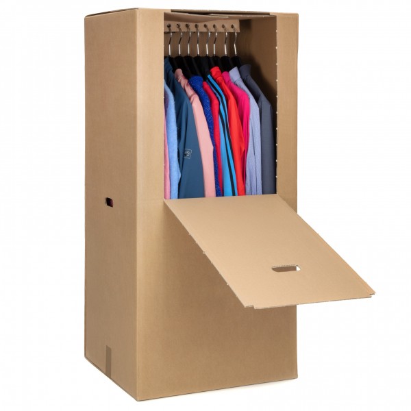 8 Kleiderbox Kleiderkarton Kleiderschachtel Box für Kleidung
