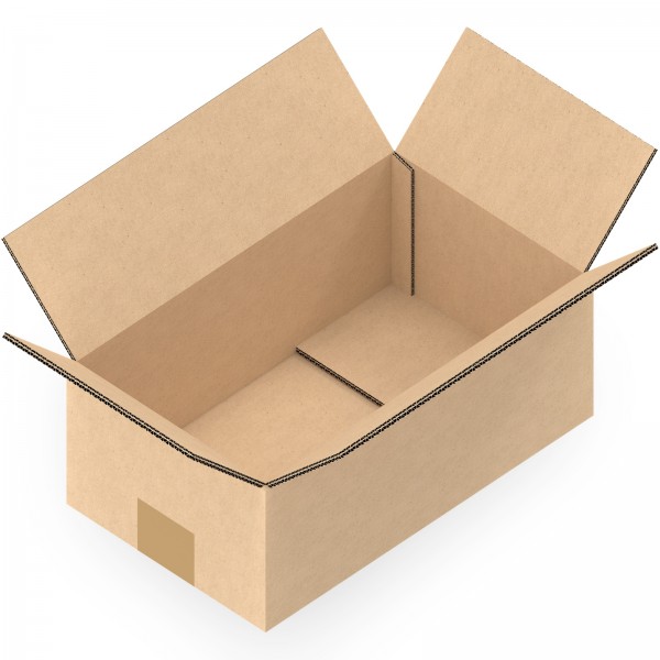 5 Stück Versandkartons 490 x 290 x 180 mm Kartons 2-wellig BC-Welle