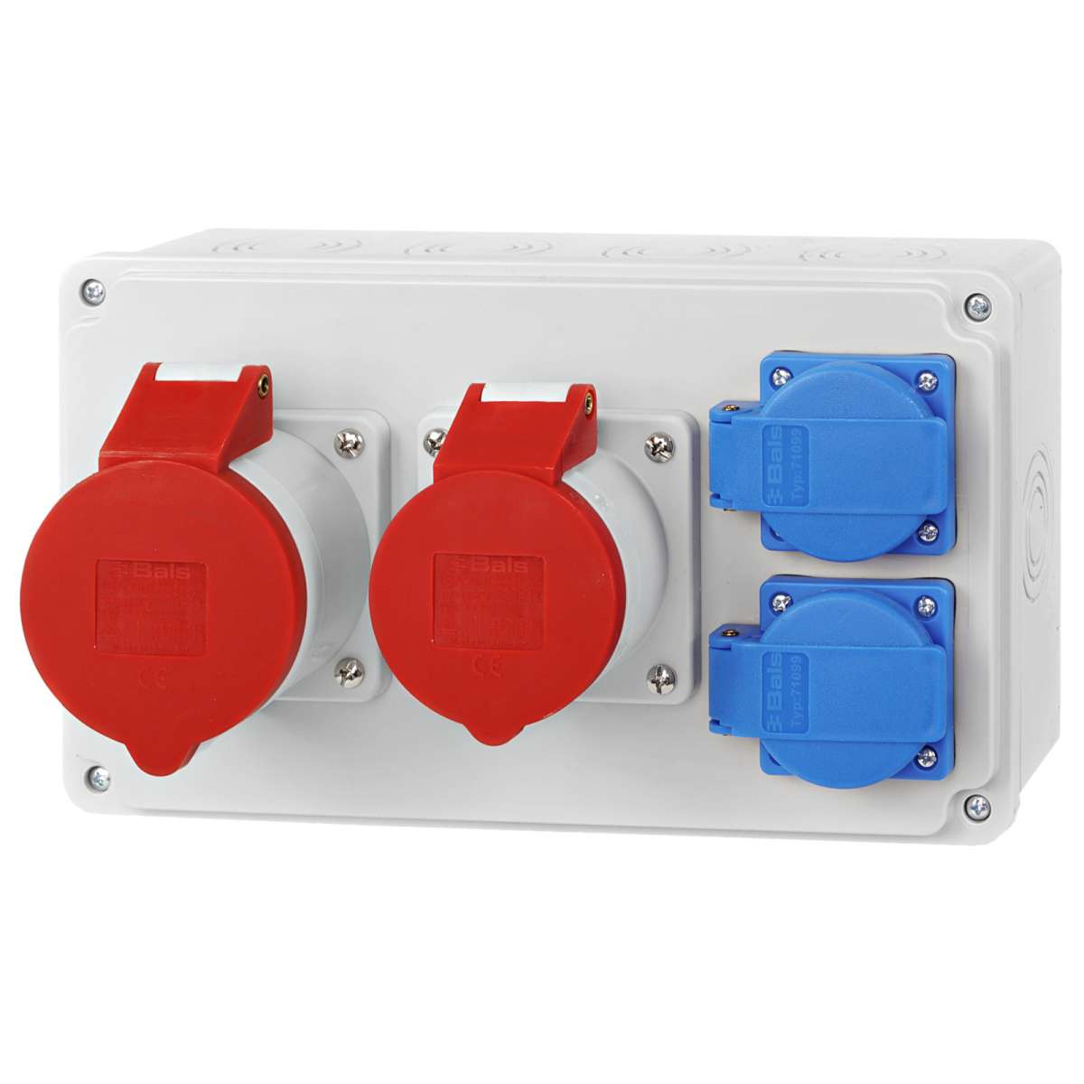 Pawbol Wandverteiler IP65 – 1x CEE16A + 1x CEE16A Produktbild-Vorschau 5