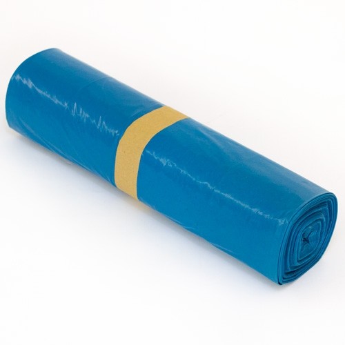 100 x LDPE Müllsäcke 120 Liter Blau - TYP 60