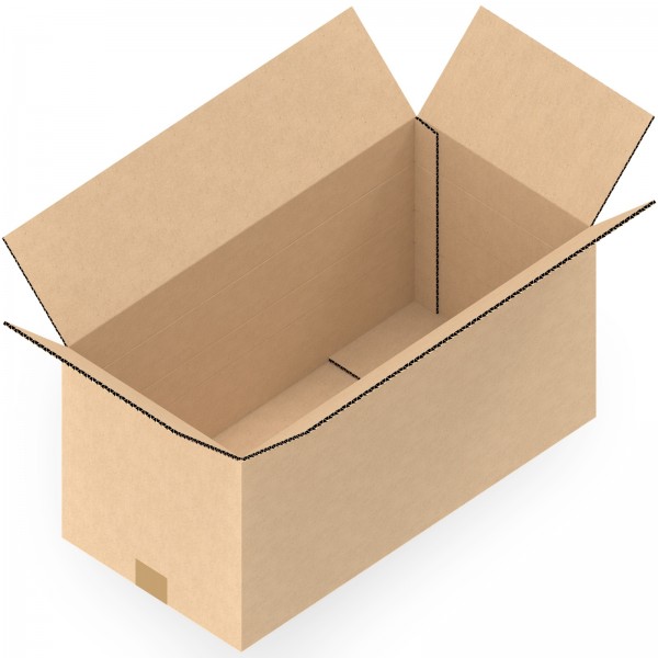 300 Stück Versandkartons 1192 x 592 x 588 mm Kartons 1-wellig C-Welle