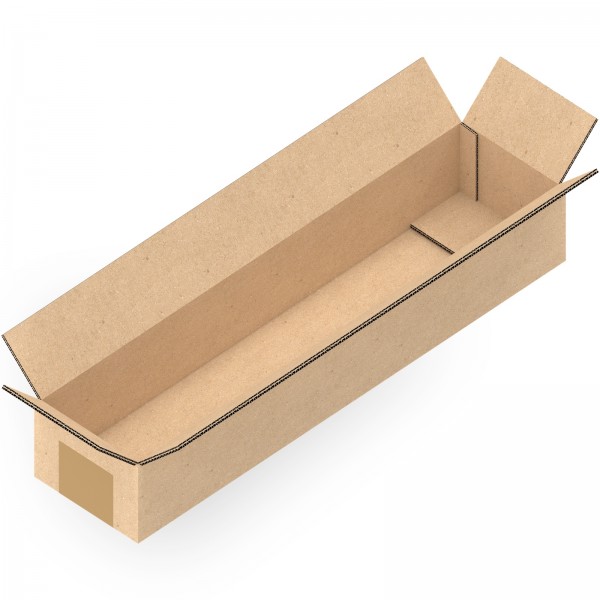 100 Stück Versandkartons 790 x 190 x 130 mm Kartons 2-wellig BC-Welle