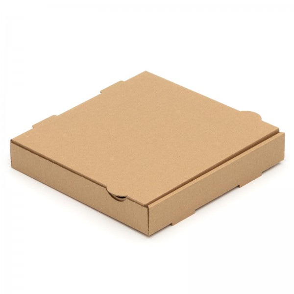 800 Pizzakartons 240 x 240 x 30 mm Pizzaschachteln Blanko Verpackungen braun