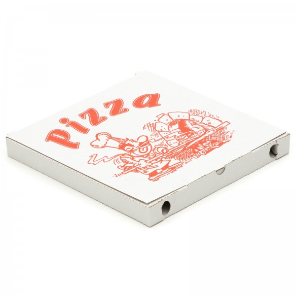 5600 Pizzakartons 280 x 280 x 30 mm Pizzaschachteln Motiv Verpackungen weiß