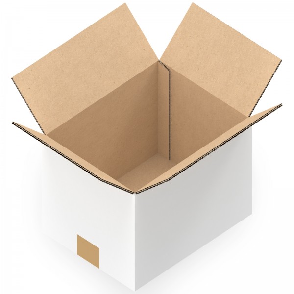 30 Stück Versandkartons 460 x 360 x 350 mm Kartons 2-wellig Weiß