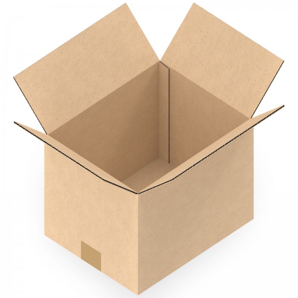 200 Stück Versandkartons 500 x 400 x 400 mm Kartons 1-wellig