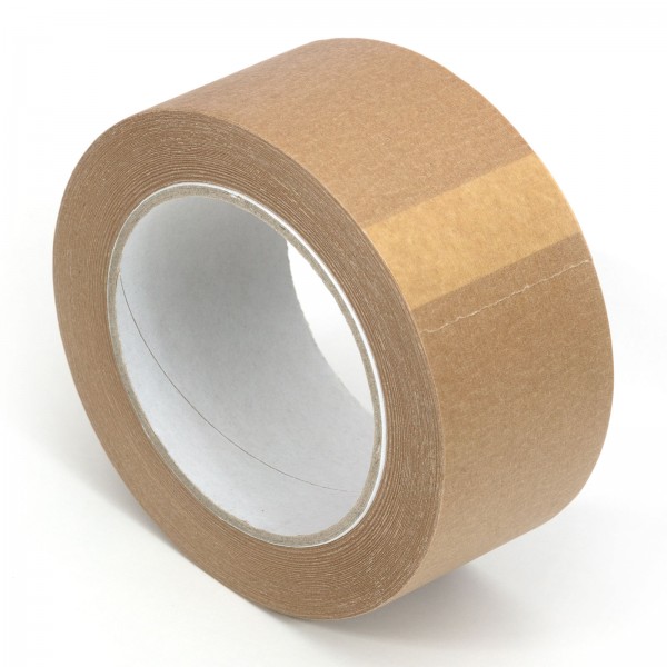 6 Rollen Papier-Klebeband umweltfreundliches Paketband Packband 50mm x 50m 130my braun