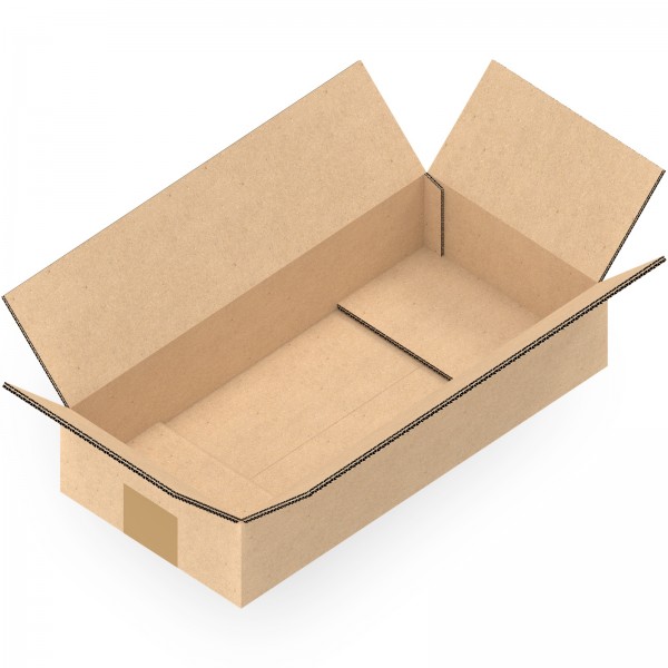 10 Stück Versandkartons 586 x 286 x 122 mm Kartons 2-wellig BC-Welle