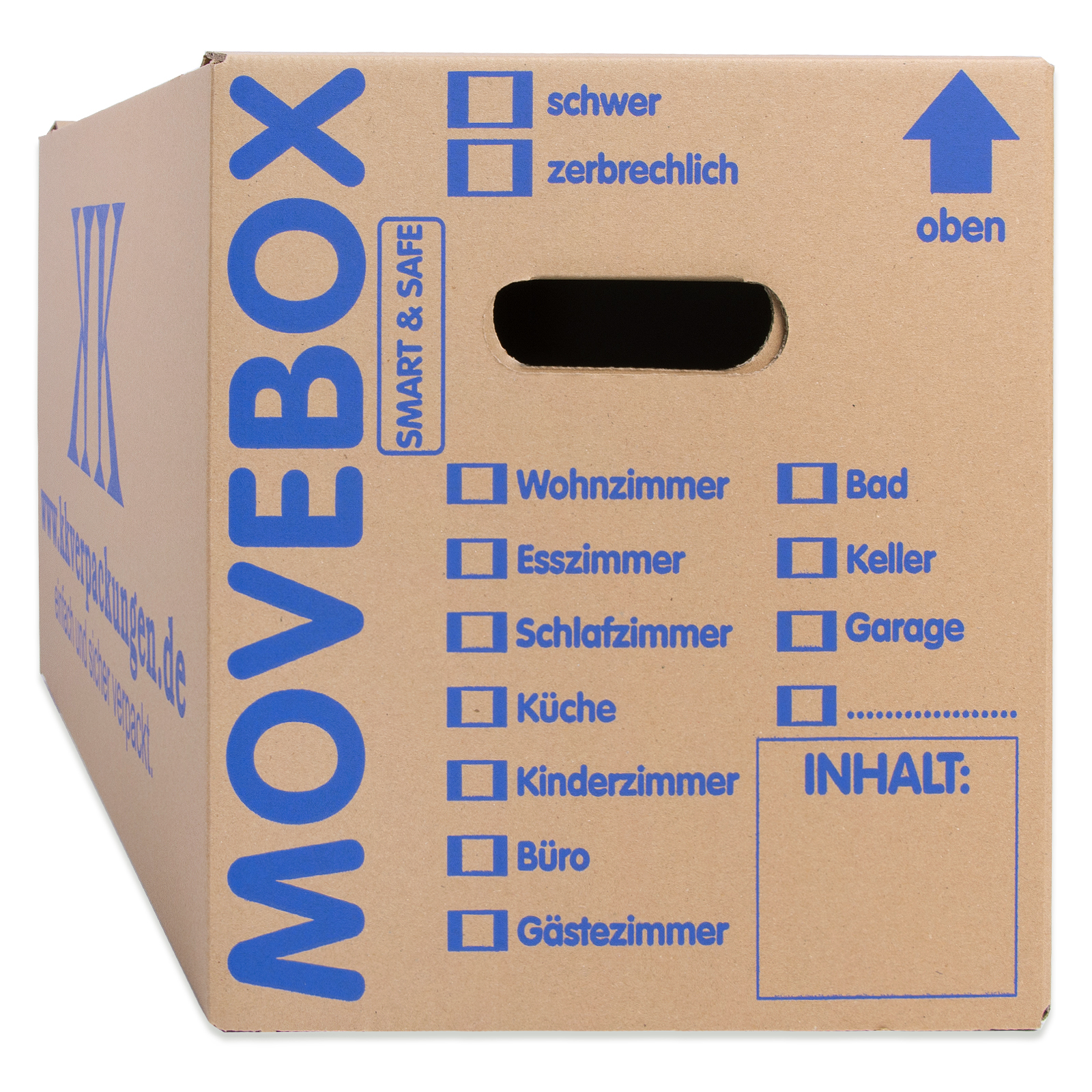 10 Umzugskartons Movebox Smart & Safe 2wellig 30 kg belastbar
